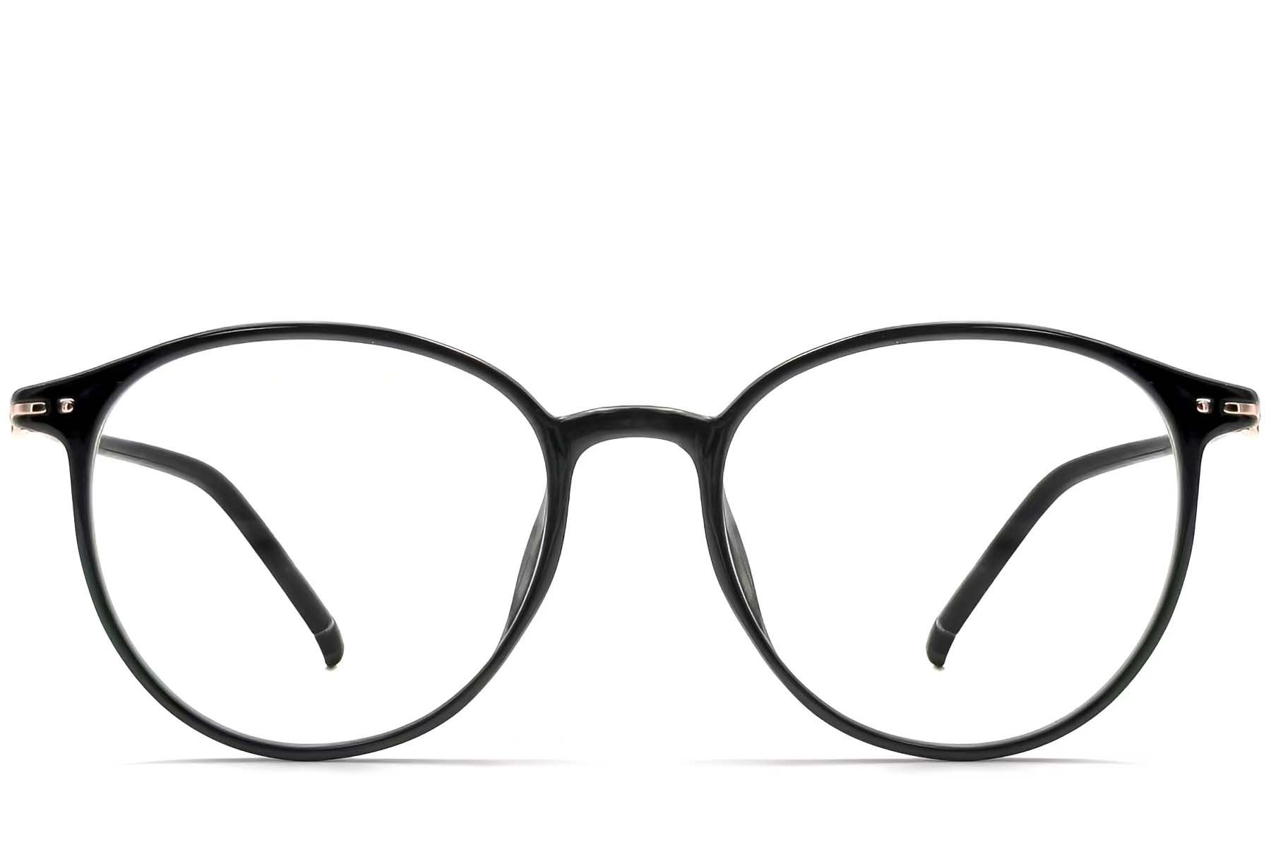 Oval Black TR90 Glasses #BS0423-0196