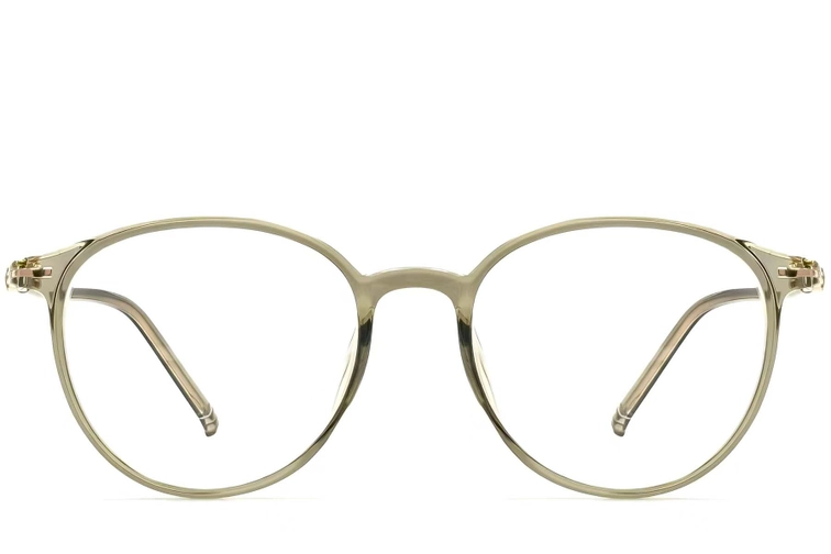 Oval Green TR90 Glasses #BS0423-0198