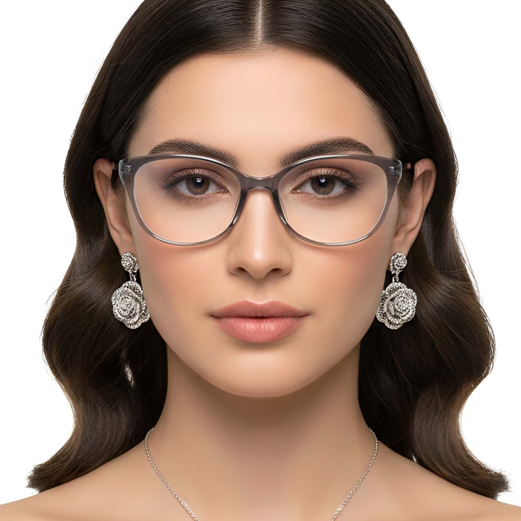 Butterfly Grey TR90 Glasses #BS0423-0200