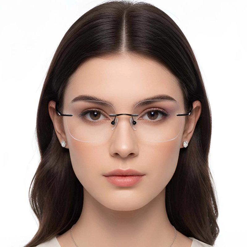 Invisible Black Titanium Glasses #BS0423-0208