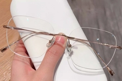 Invisible Pink Titanium Glasses #BS0423-0211