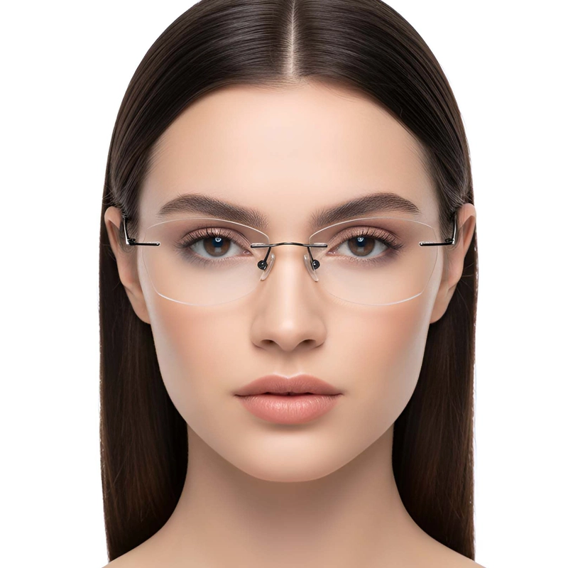Invisible Black Titanium Glasses #BS0423-0225