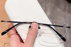 Invisible Black Titanium Glasses #BS0423-0230