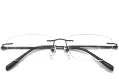 Invisible Black Titanium Glasses #BS0423-0230