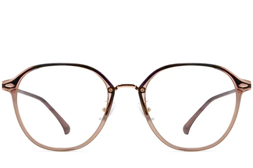 Lunettes géométriques marron TR90 #BS0423-0232