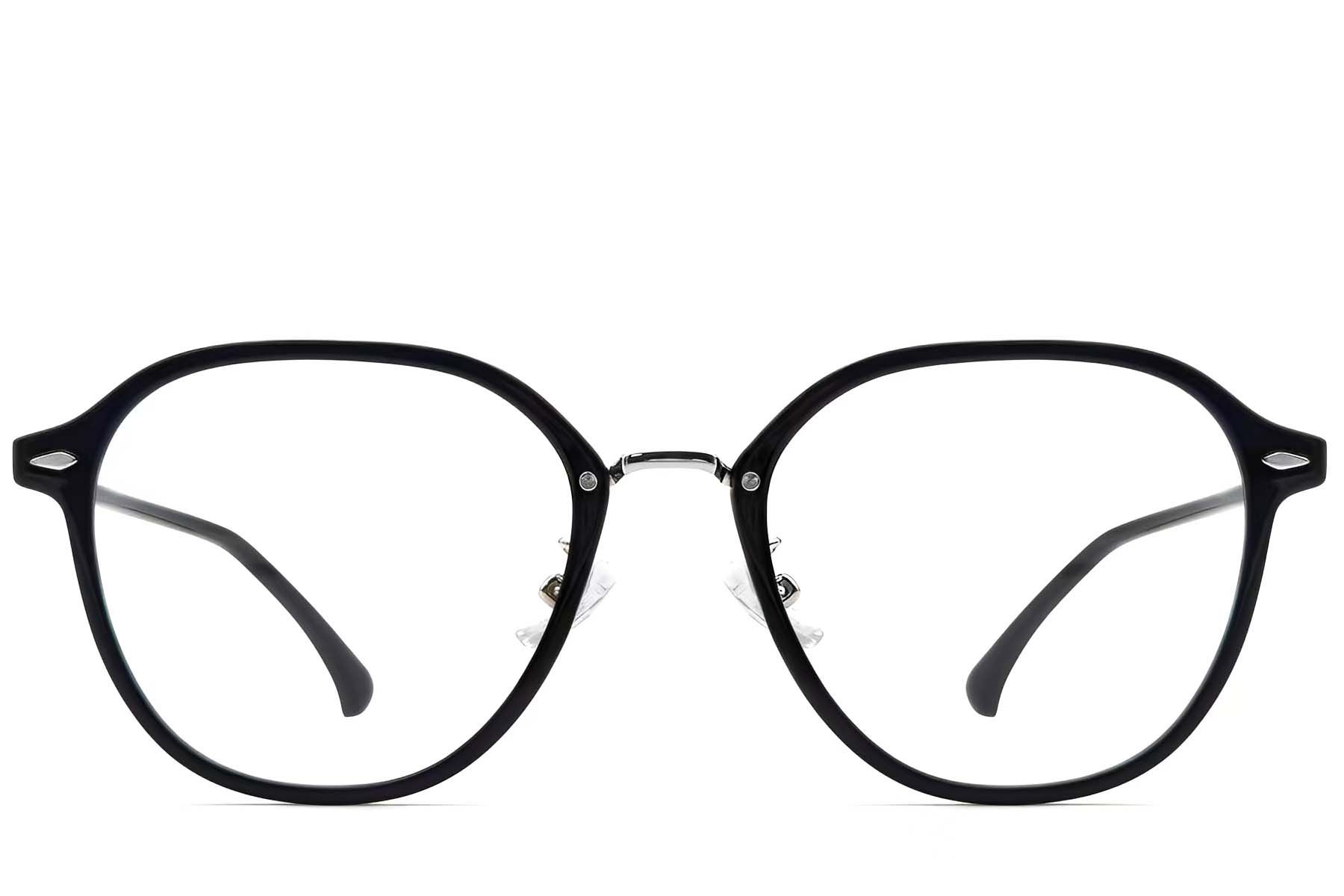 Geometric Black TR90 Glasses #BS0423-0233