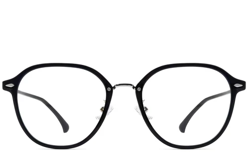 Lunettes géométriques noires TR90 #BS0423-0233