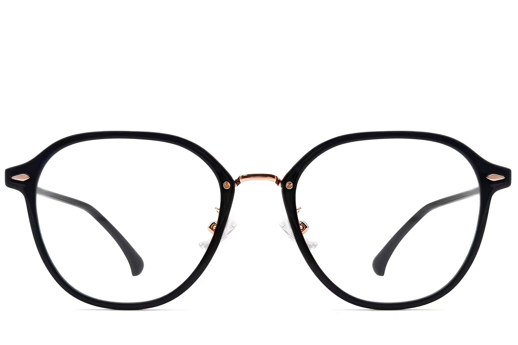 Geometric Black TR90 Glasses #BS0423-0234