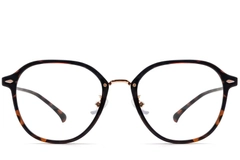 Geometric Tortoiseshell TR90 Glasses #BS0423-0235