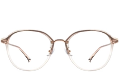 Geometric Brown TR90 Glasses #BS0423-0237