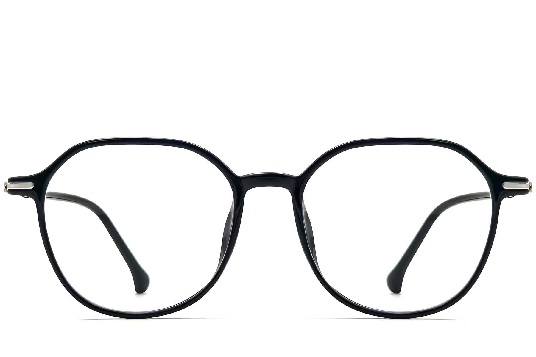 Geometric Black TR90 Glasses #BS0423-0239
