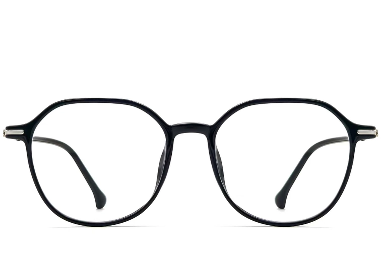 Geometric Black TR90 Glasses #BS0423-0239