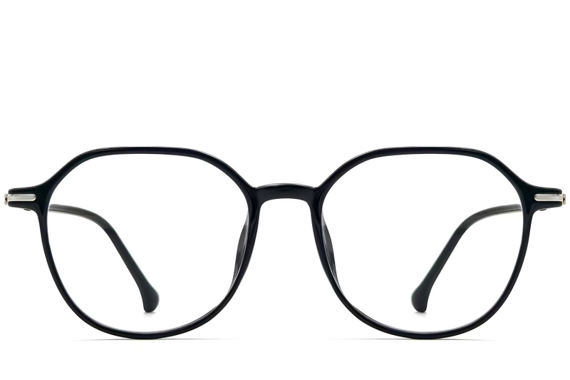 Geometric Black TR90 Glasses #BS0423-0239