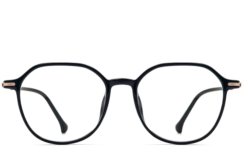 Geometric Black TR90 Glasses #BS0423-0240