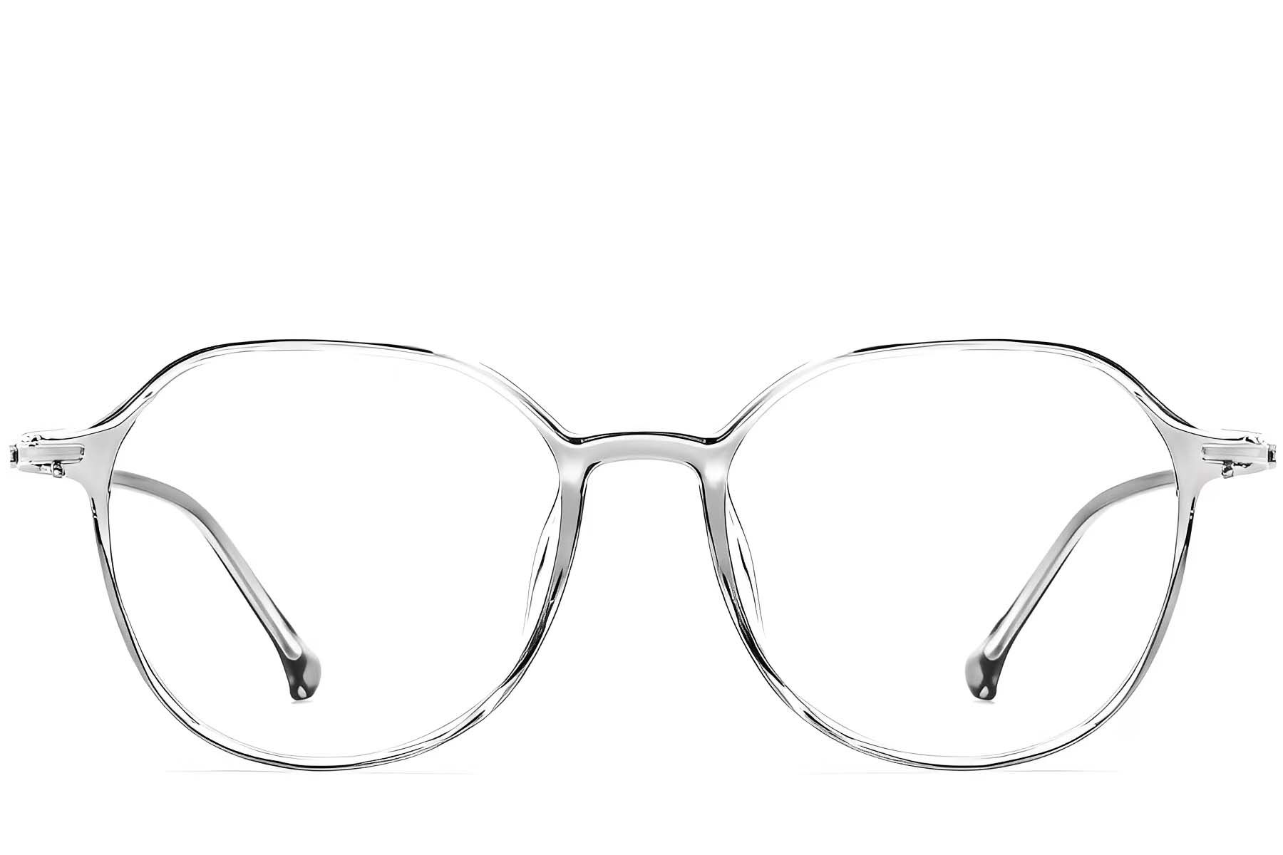 Geometric Grey TR90 Glasses #BS0423-0241