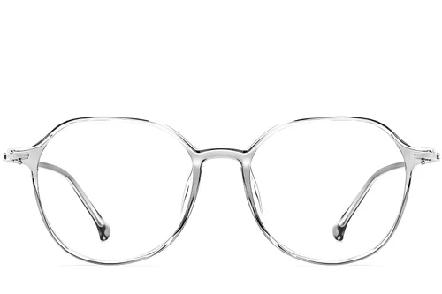 Lunettes géométriques grises TR90 #BS0423-0241