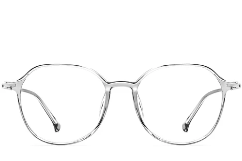 Geometric Grey TR90 Glasses #BS0423-0241
