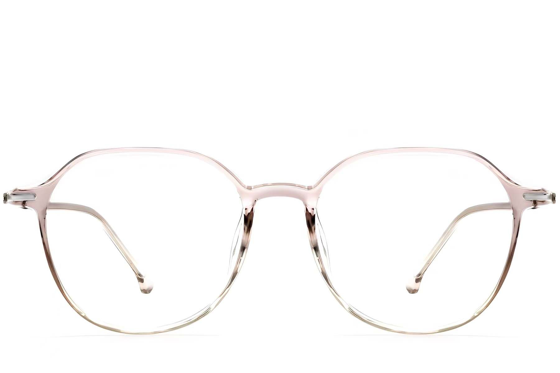 Geometric Pink TR90 Glasses #BS0423-0242
