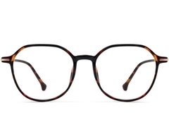 Geometric Tortoiseshell TR90 Glasses #BS0423-0243