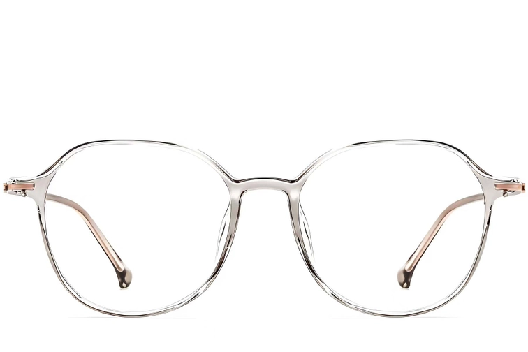 Geometric Grey TR90 Glasses #BS0423-0244