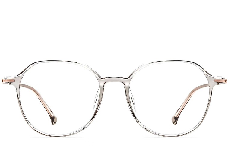 Geometric Grey TR90 Glasses #BS0423-0244
