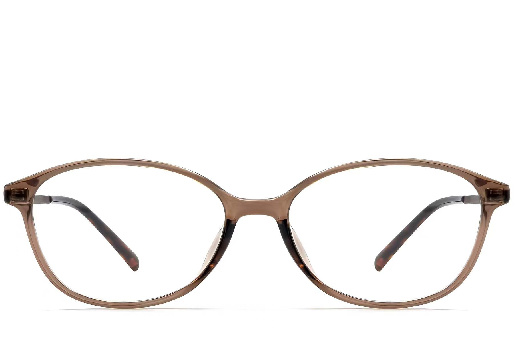 Oval Brown TR90 Glasses #BS0423-0245
