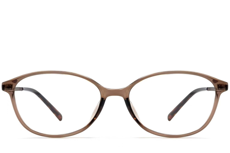 Oval Brown TR90 Glasses #BS0423-0245