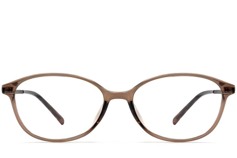 Oval Brown TR90 Glasses #BS0423-0245