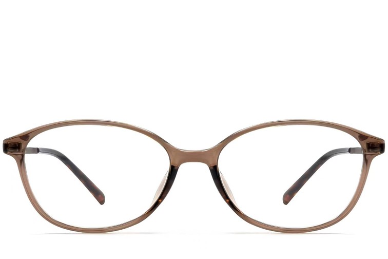 Oval Brown TR90 Glasses #BS0423-0245