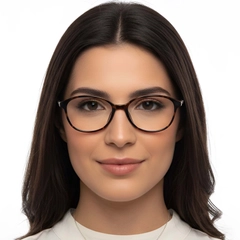 Oval Tortoiseshell TR90 Glasses #BS0423-0246