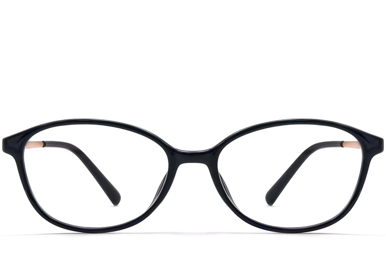 Oval Black TR90 Glasses #BS0423-0248