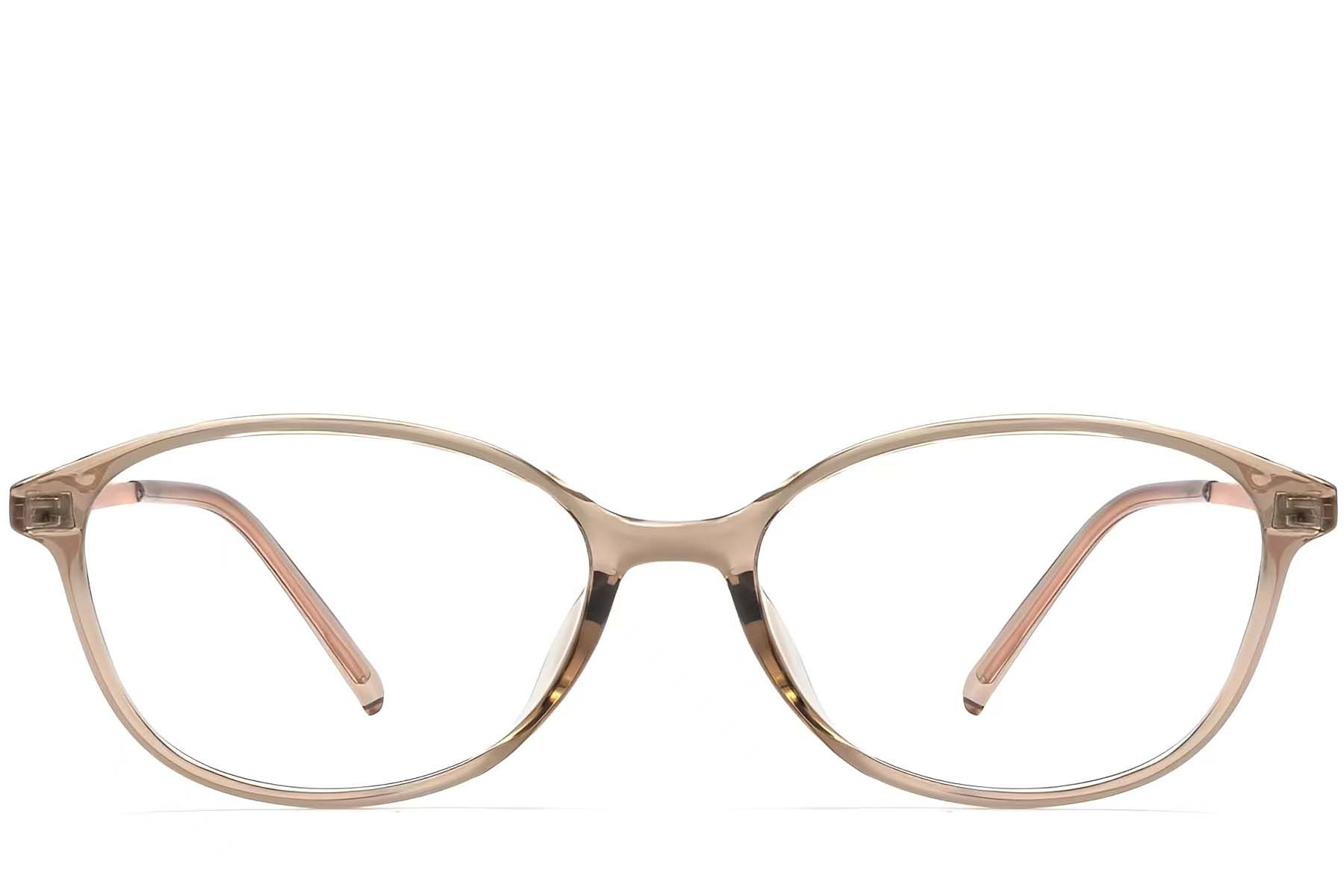 Oval Brown TR90 Glasses #BS0423-0250