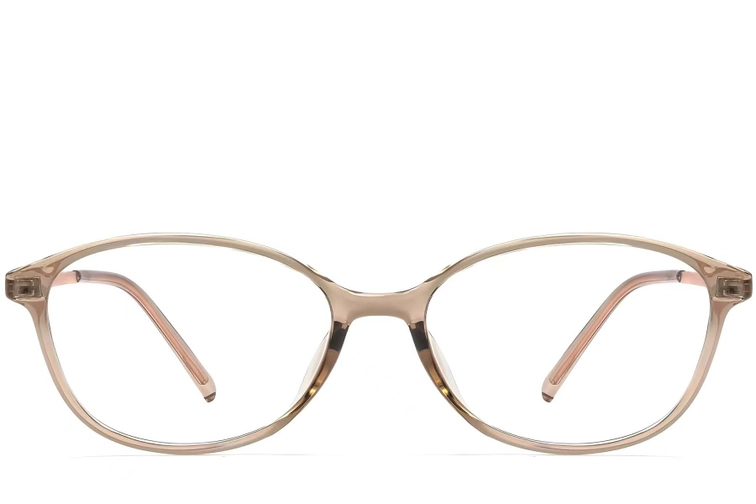 Oval Brown TR90 Glasses #BS0423-0250