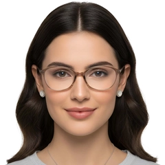 Oval Brown TR90 Glasses #BS0423-0250