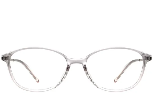 Lunettes ovales grises TR90 #BS0423-0251