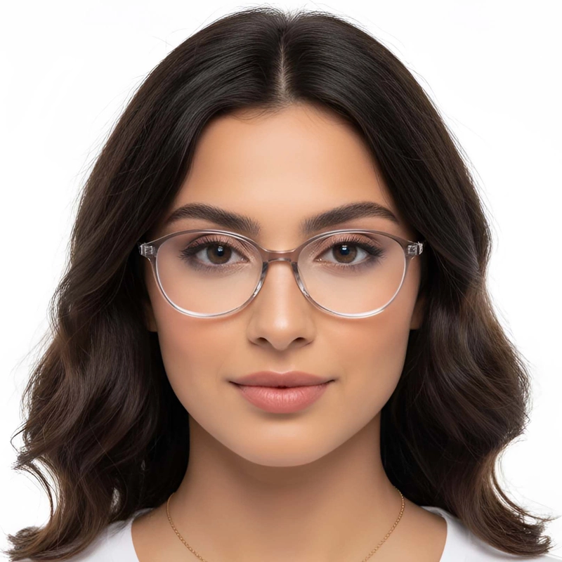 Oval Grey TR90 Glasses #BS0423-0251