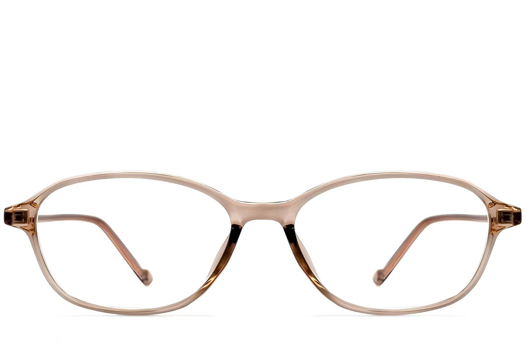Oval Brown TR90 Glasses #BS0423-0253