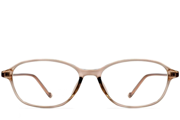 Oval Brown TR90 Glasses #BS0423-0253