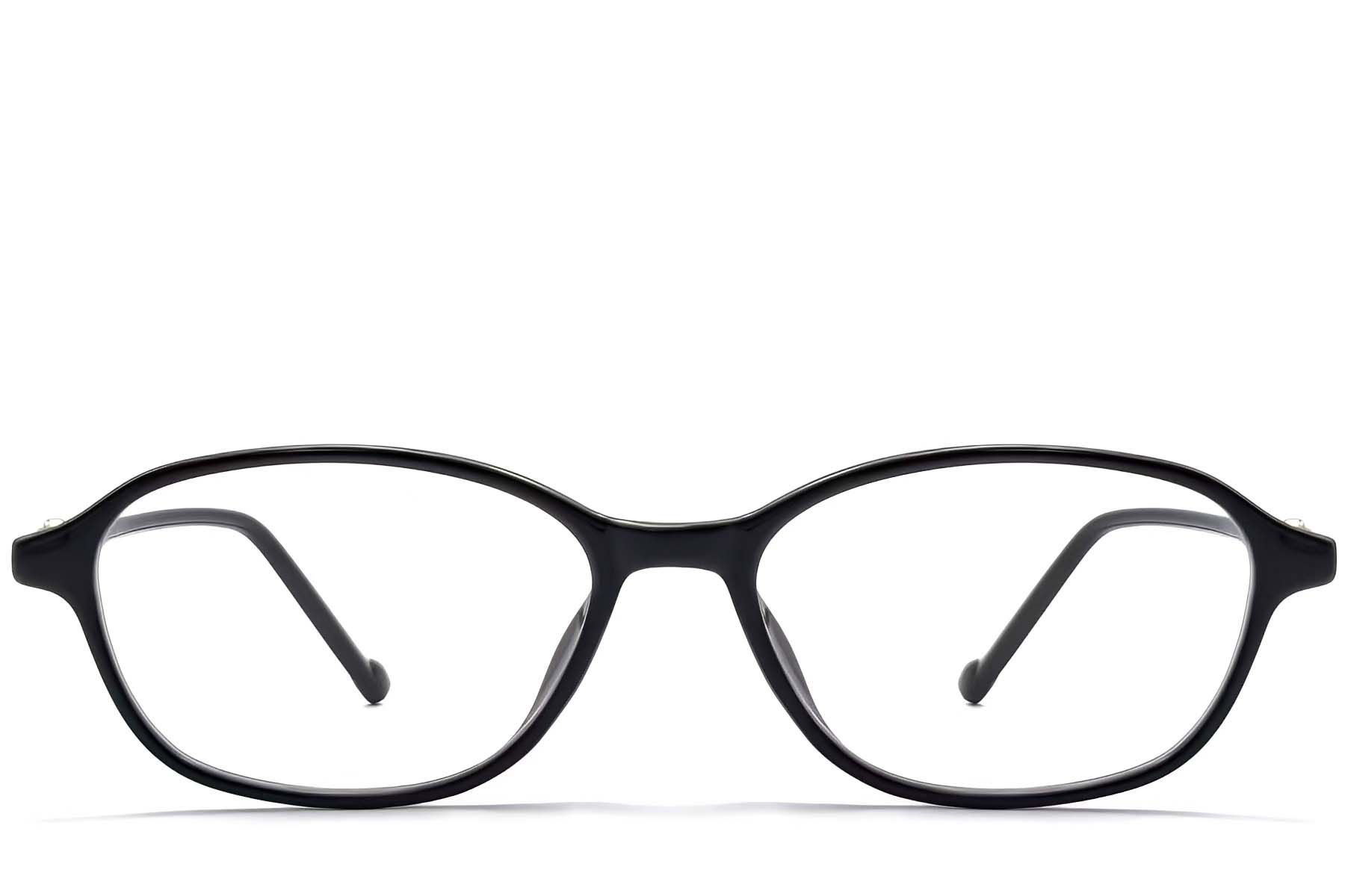 Oval Black TR90 Glasses #BS0423-0254