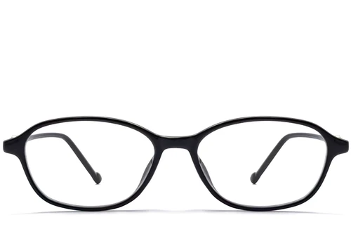 Oval Black TR90 Glasses #BS0423-0254