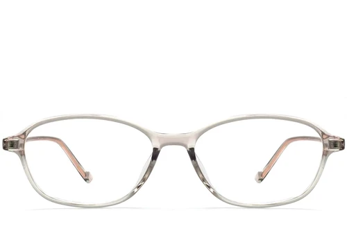 Lunettes ovales grises TR90 #BS0423-0255