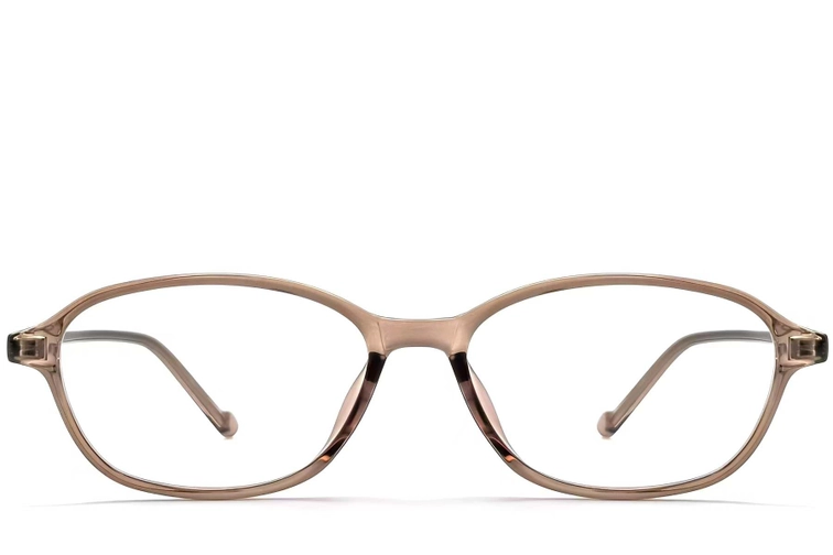 Oval Brown TR90 Glasses #BS0423-0257