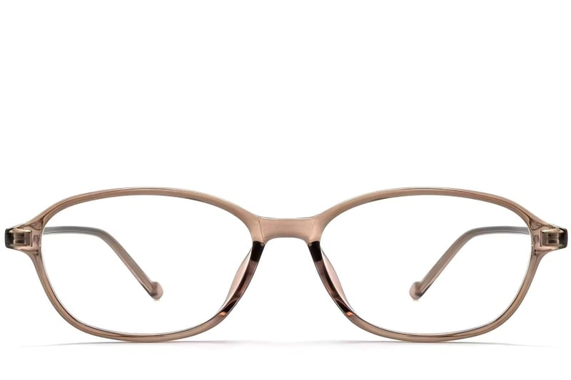 Oval Brown TR90 Glasses #BS0423-0257
