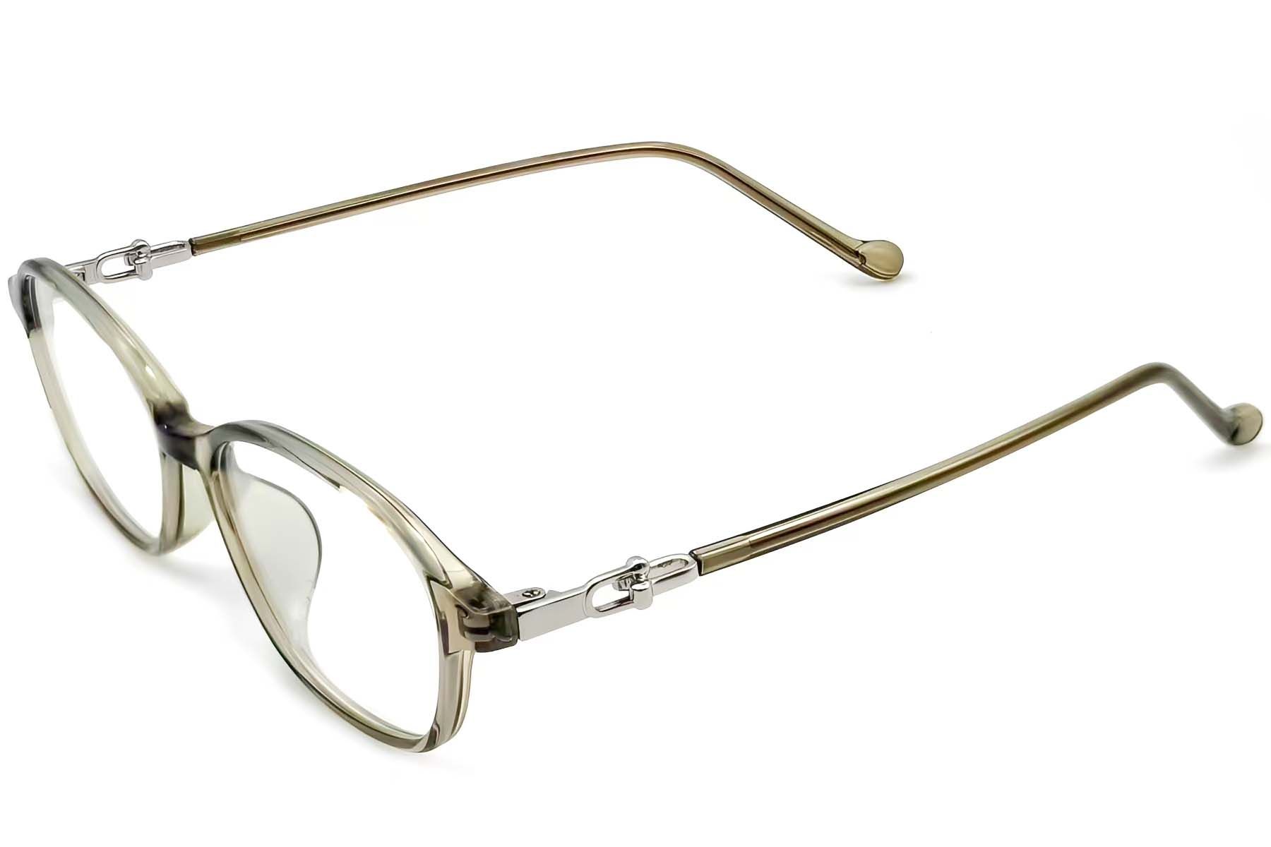 Oval Green TR90 Glasses #BS0423-0258