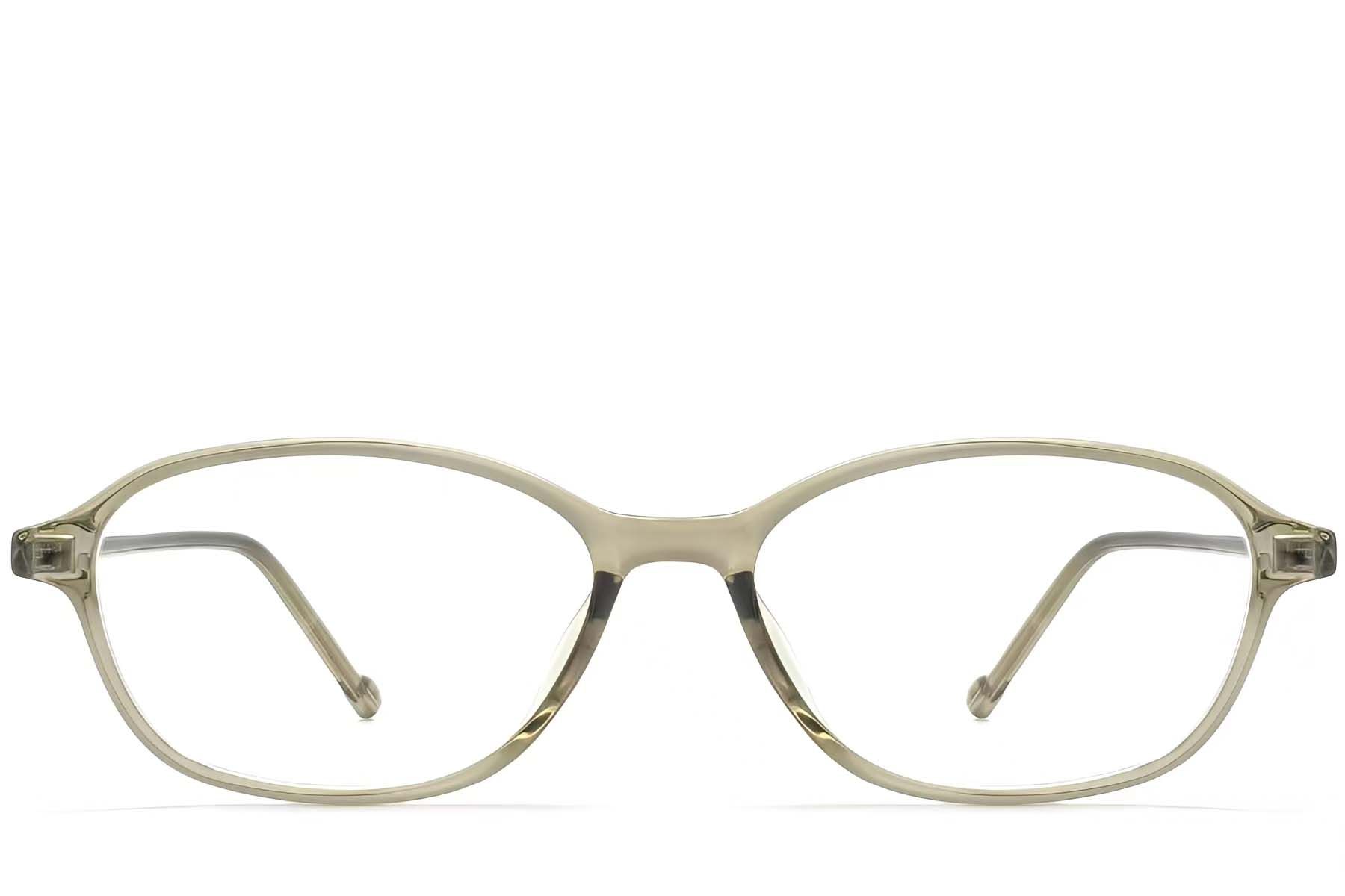 Oval Green TR90 Glasses #BS0423-0258