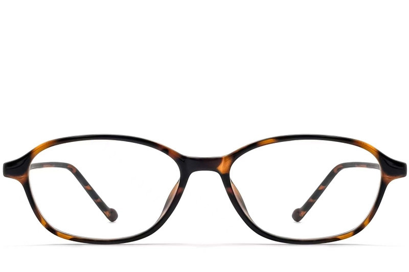 Oval Tortoiseshell TR90 Glasses #BS0423-0259