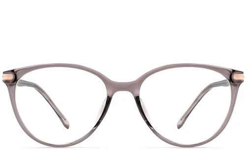 Lunettes ovales violettes TR90 #BS0423-0260