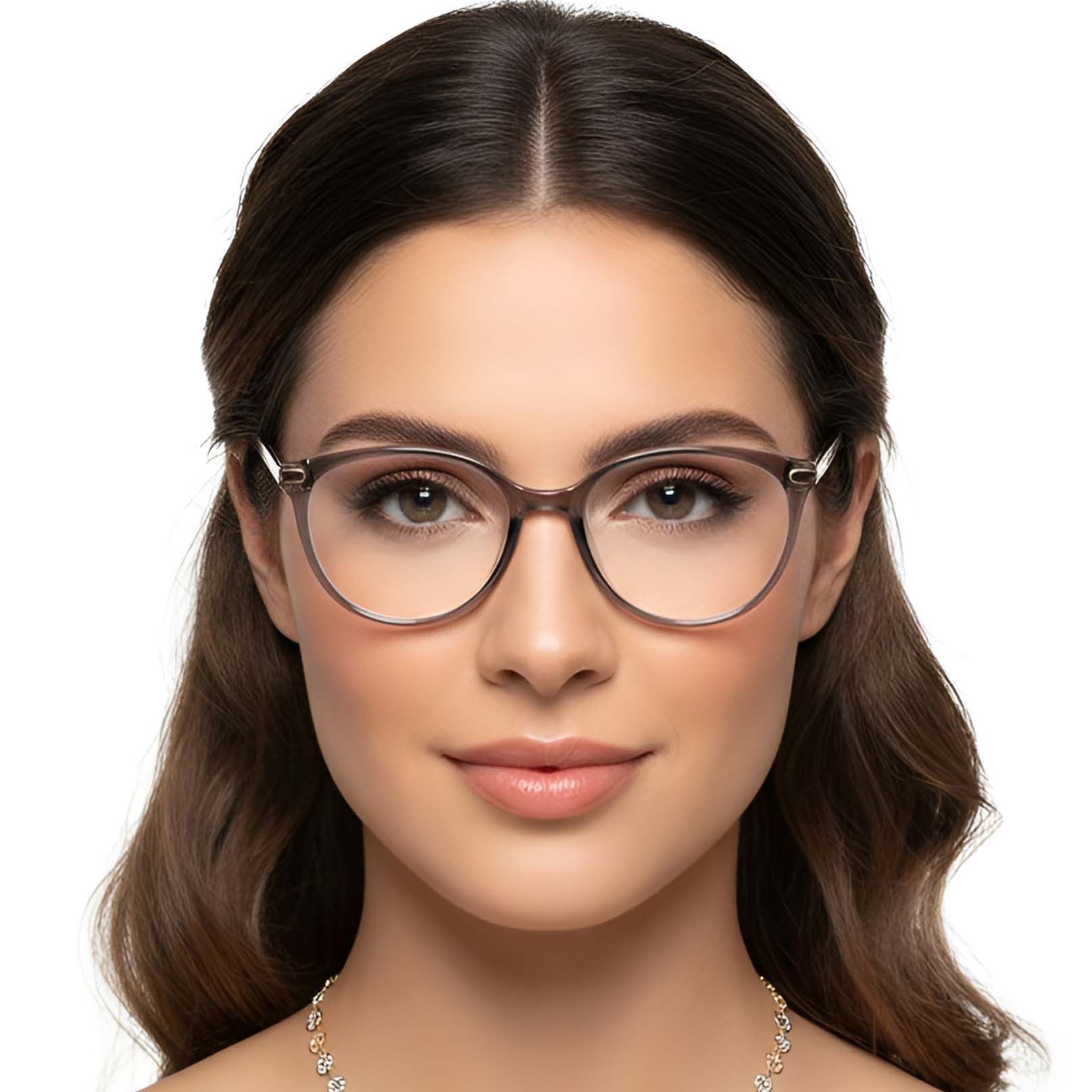 Oval Purple TR90 Glasses #BS0423-0260