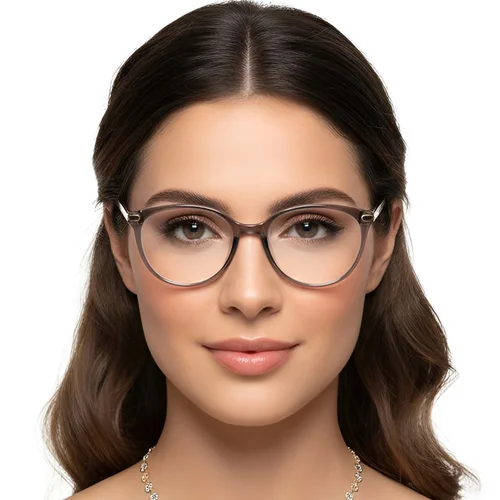 Lunettes ovales violettes TR90 #BS0423-0260
