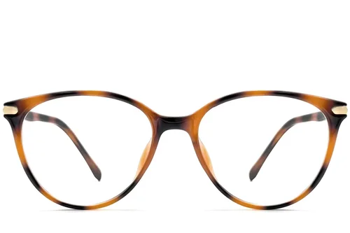 Lunettes ovales en écaille de tortue TR90 #BS0423-0263